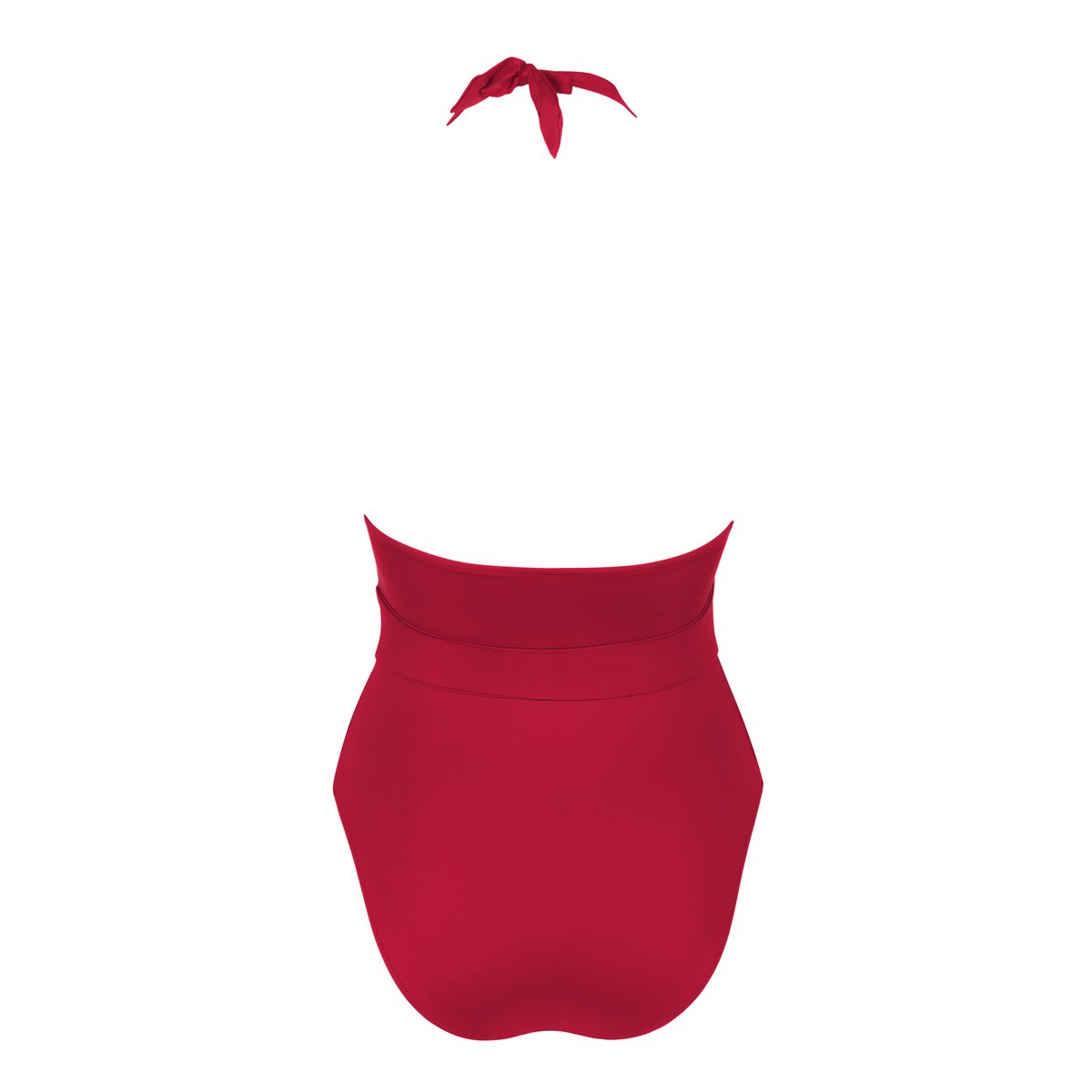 Maillot de bain 1 pièce préformé sans armatures Isola Rossa rouge, LISCA