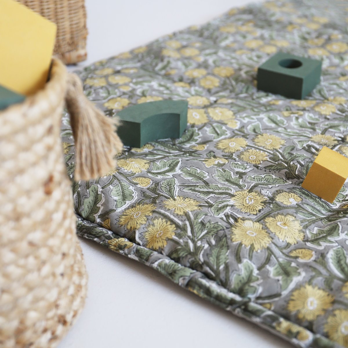 Tapis de repos bébé bohème FIDELIA multicolore, NATTIOT