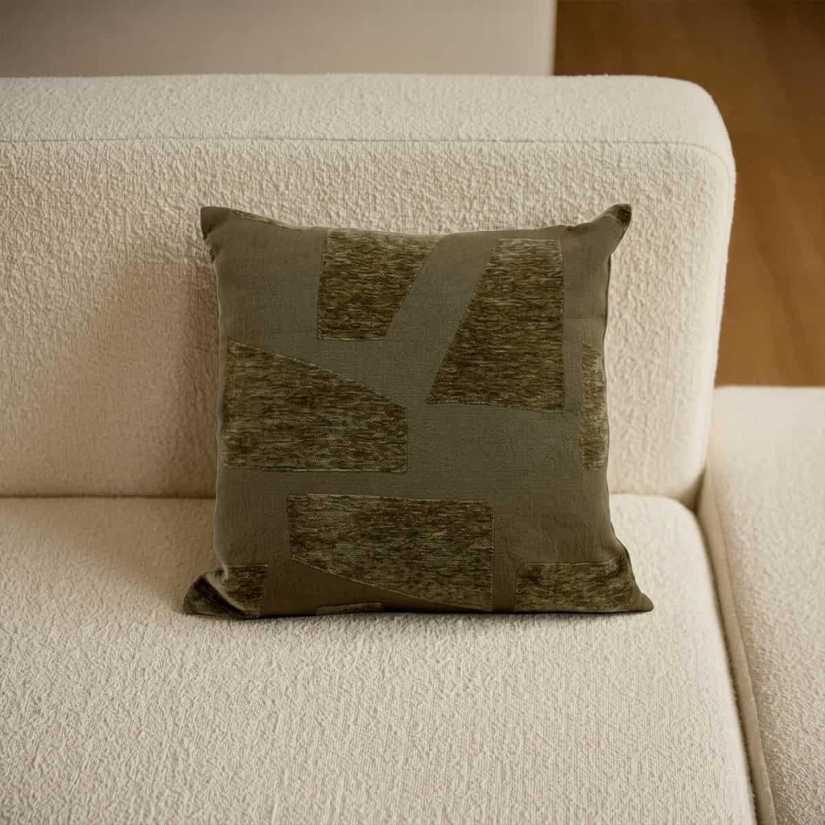 Coussin à motifs 40x40cm vert, ORNAMI