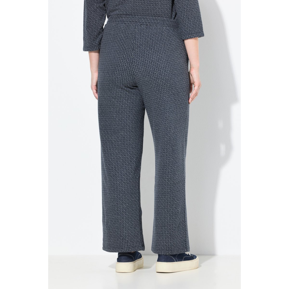 Pantalon Rose en molleton de coton bio marine, ULLA POPKEN