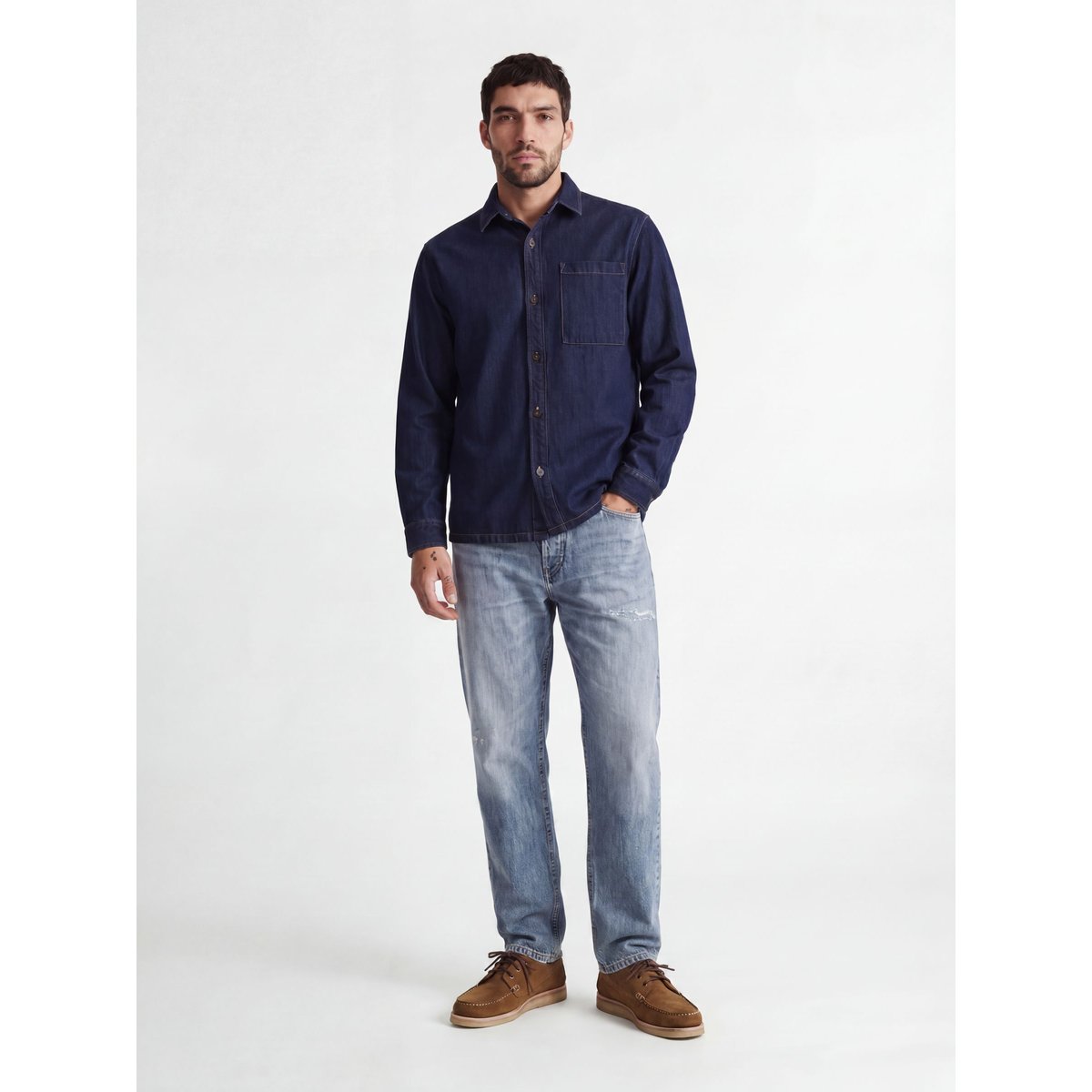 Surchemise dark denim, JACK & JONES