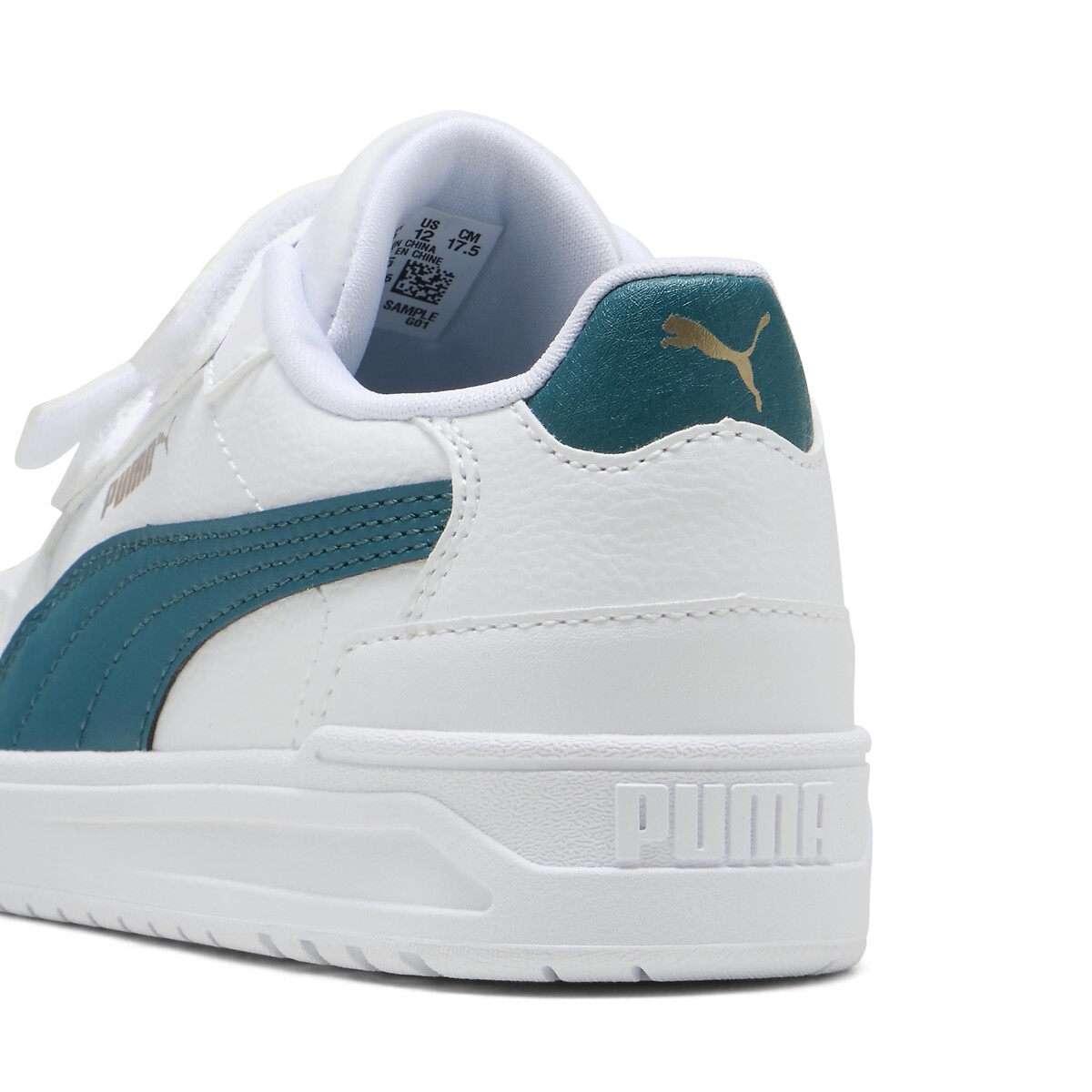 Baskets Shuffle Downtown Lo V blanc/vert, PUMA