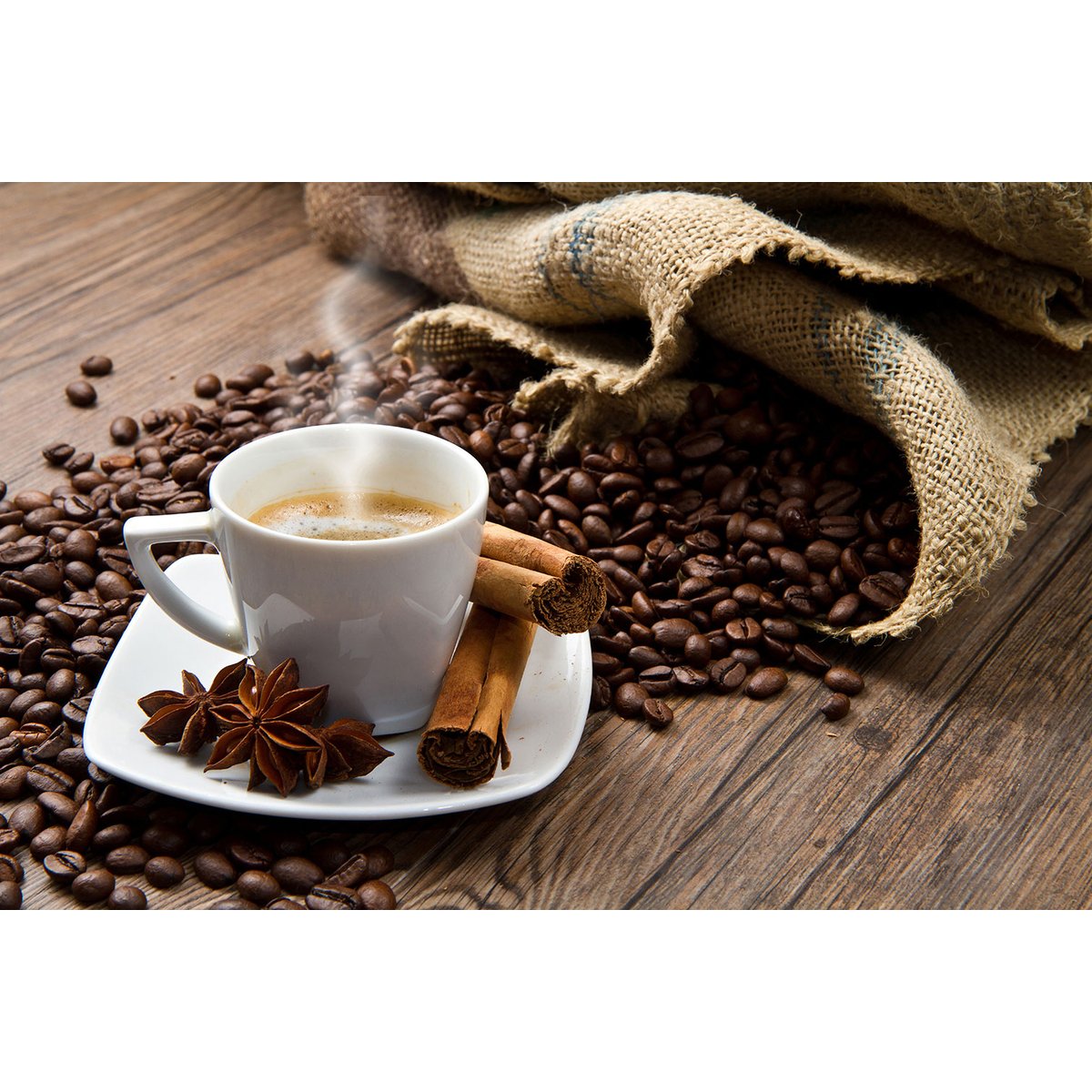 Tableau deco tasse de café tableau alu dibond, HEXOA