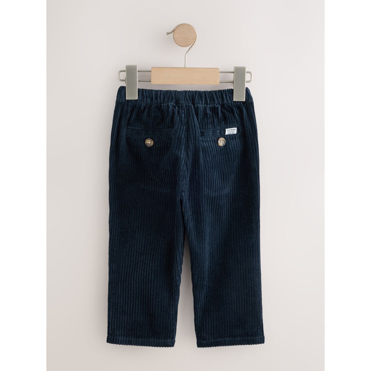 Pantalon en velours à grosses côtes bleu marine, NEXT