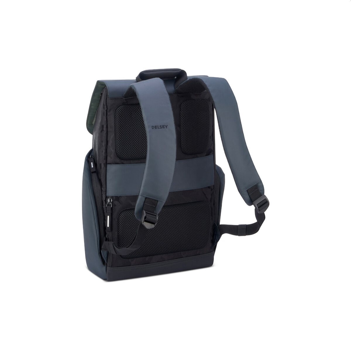 Mochila Securflap para portátil 15", DELSEY camuflagem preto, DELSEY PARIS