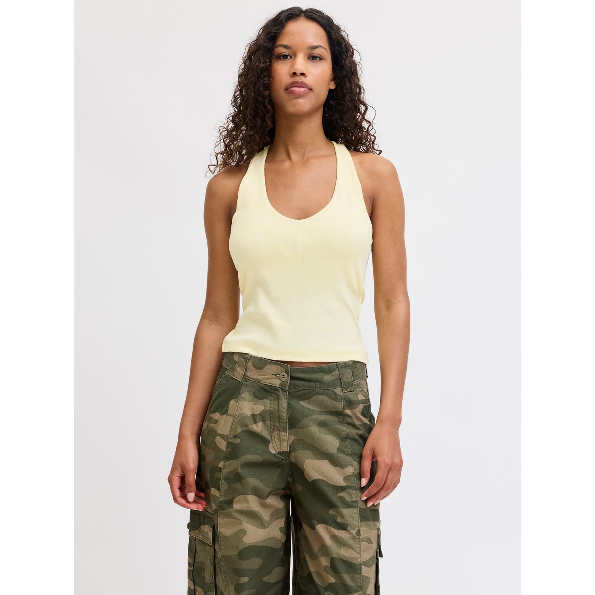 Top pastel yellow, JJXX