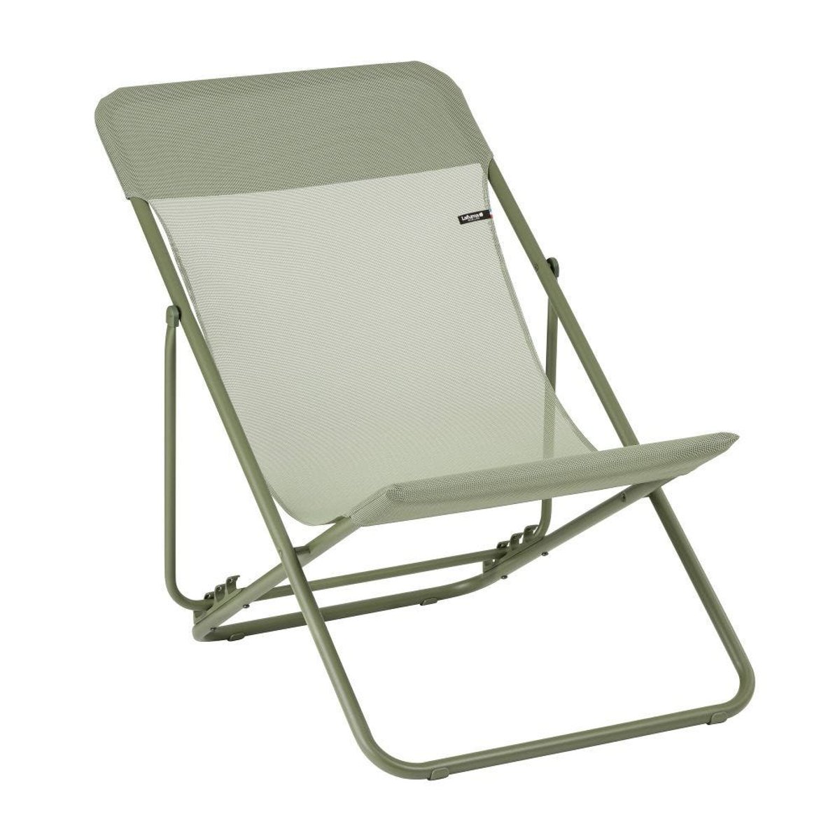 Ensemble transat et repose-jambes - MAXI TRANSAT vert moss-moss, LAFUMA MOBILIER