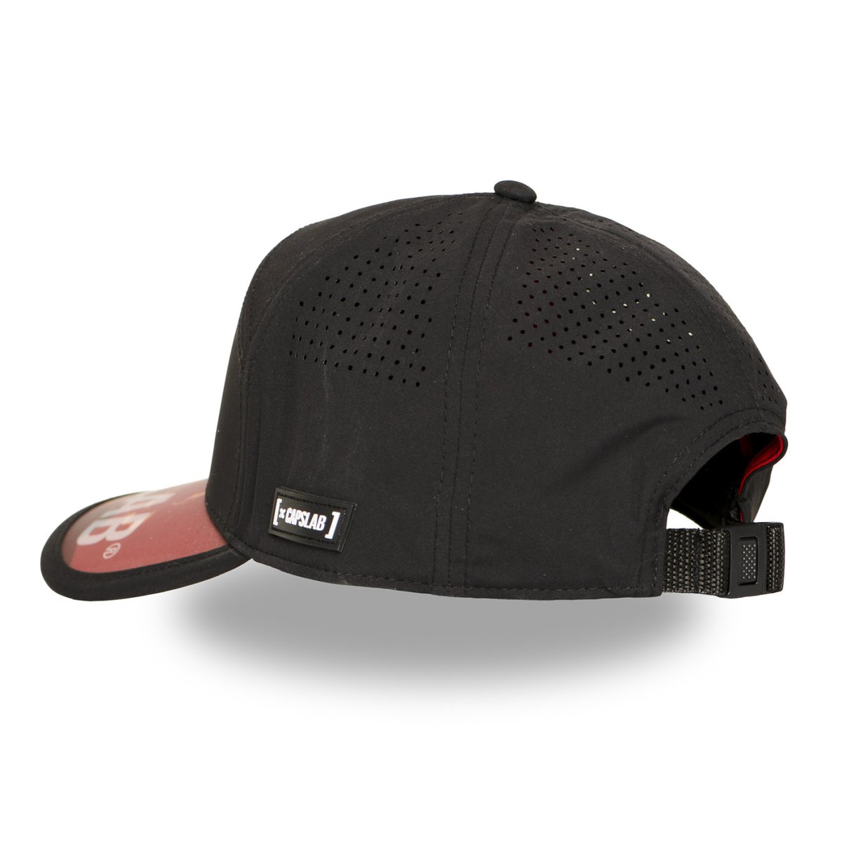Casquette 6 panels One Piece noir/blanc/orange/rouge, CAPSLAB