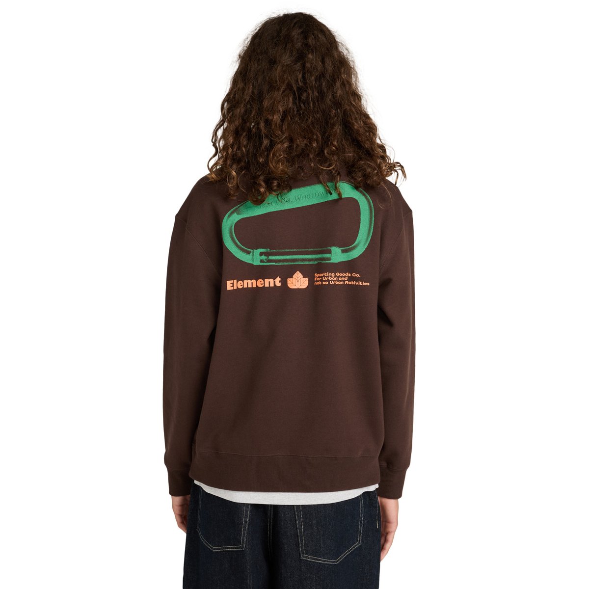 Sweat SPORTING CR marron java, ELEMENT
