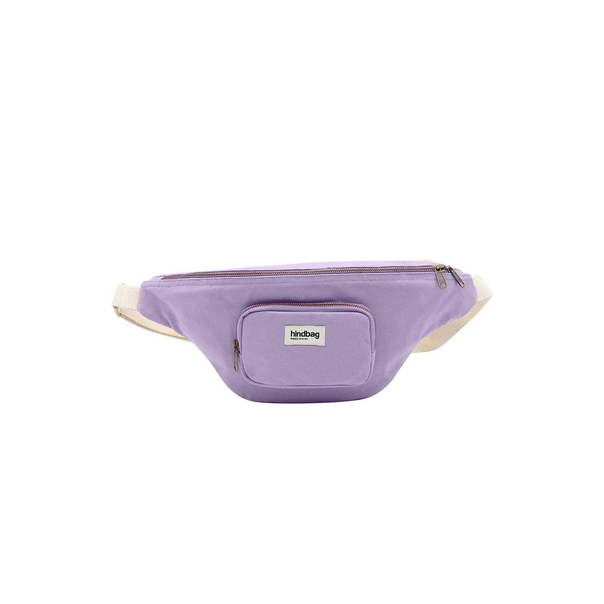 Sac banane XL en denim, SOFIA violet lilas, HINDBAG