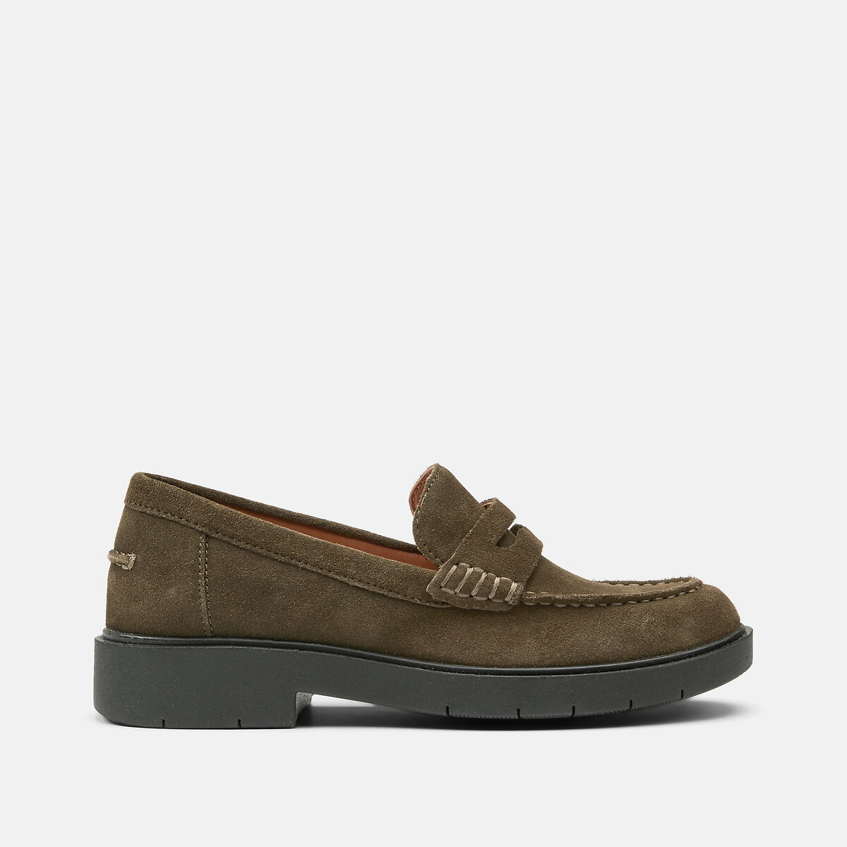 Mocassins en cuir suède, SPHERICA EC1 kaki, GEOX