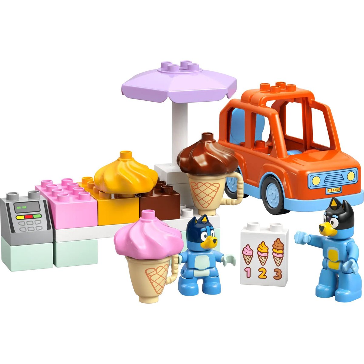 LEGO Bluey : Aventure au Marchand de Glace - Set 10458 couleur unique, LEGO