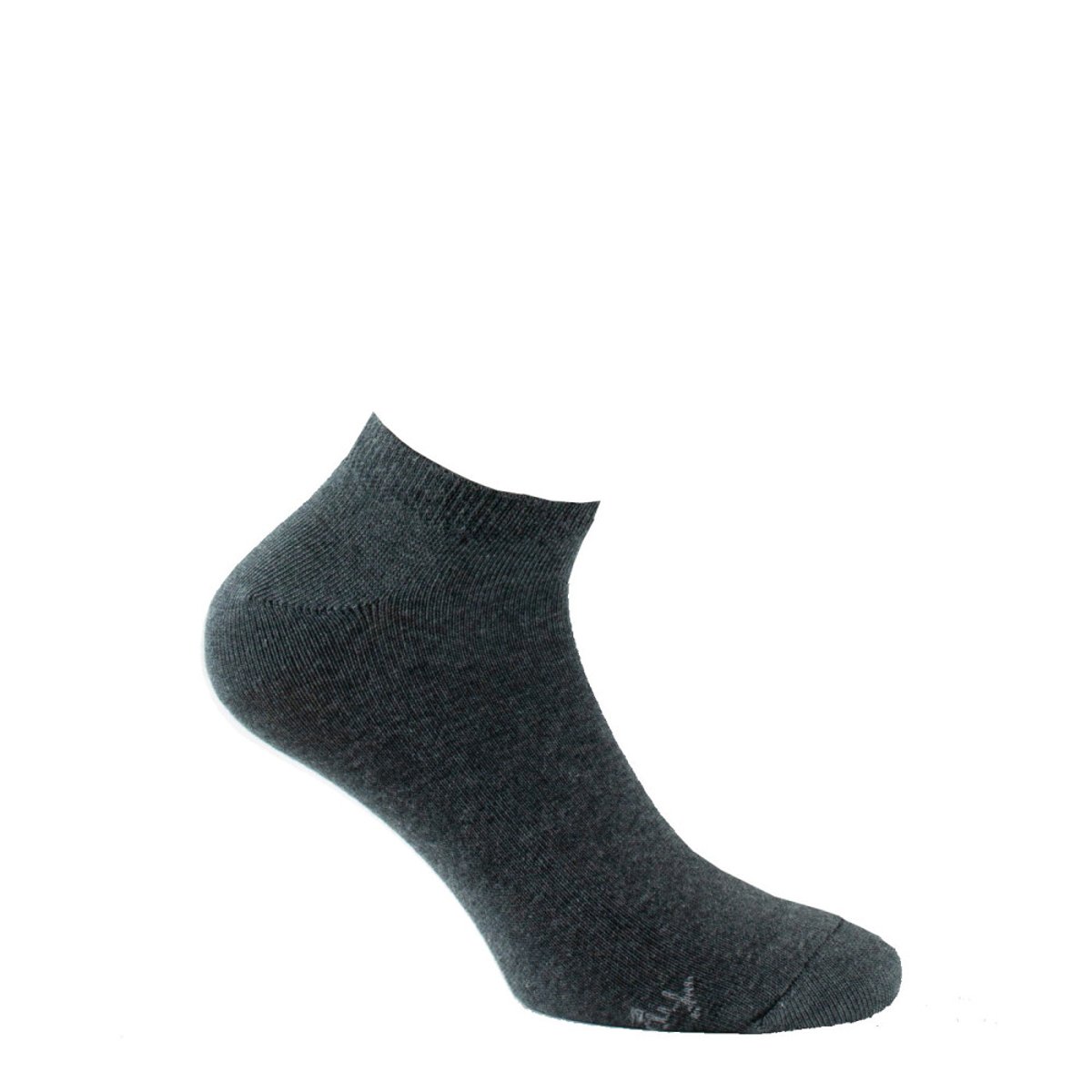 Pack de 3 paires d'invisibles femme en coton jersey gris, KINDY