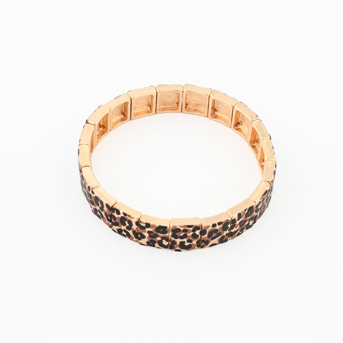 Bracelet Balagane imprimé léopard marron, BALABOOSTE