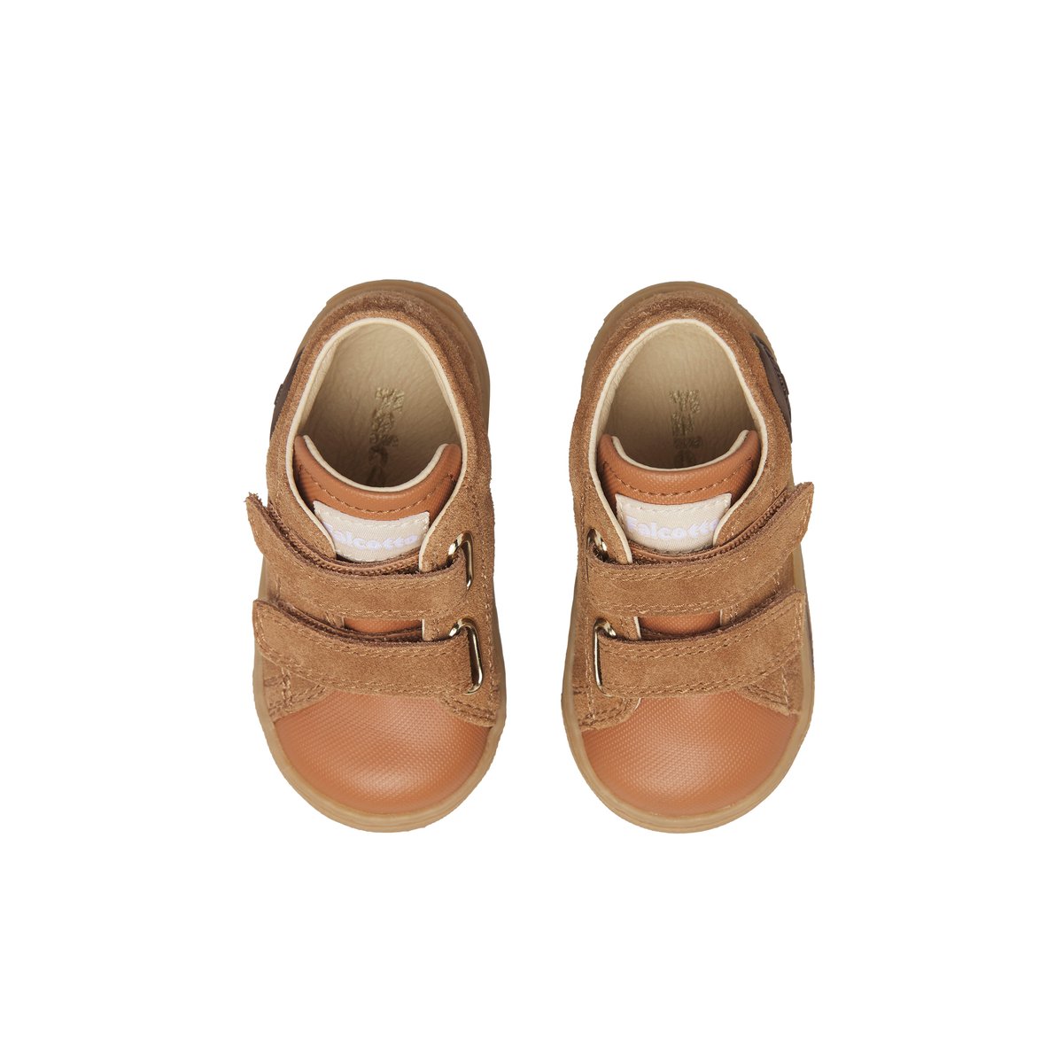 Baskets en cuir et synthétique MICHAEL 3. cognac-, FALCOTTO