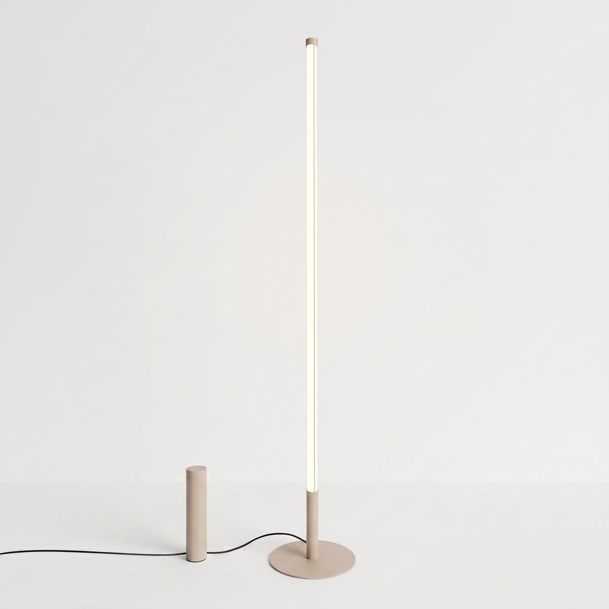 Lampadaire Taupe LED 1 Trang taupe, EDEN