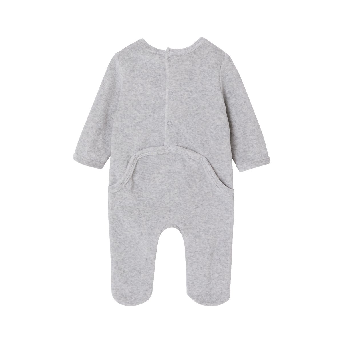 Lot de 3 dors bien ouverture dos gris chiné, VERTBAUDET