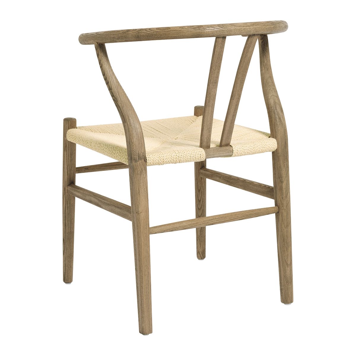 Chaise en frêne naturel, BLANC D’IVOIRE