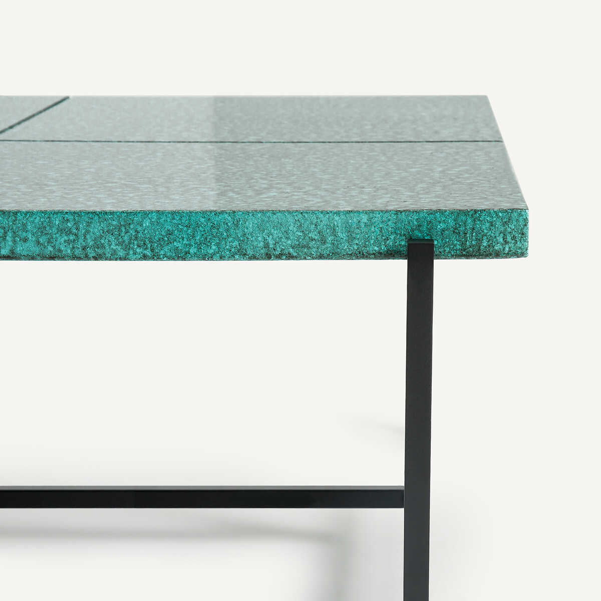 Polystone lage tuintafel Aelio teal groen, AM.PM