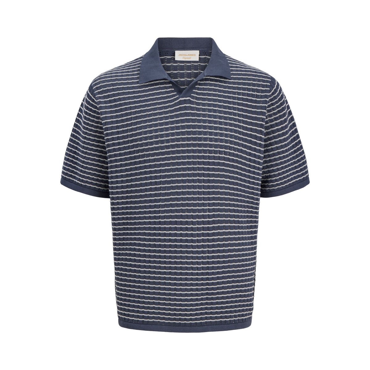Polo Tricoté grise - odyssey gray, JACK & JONES
