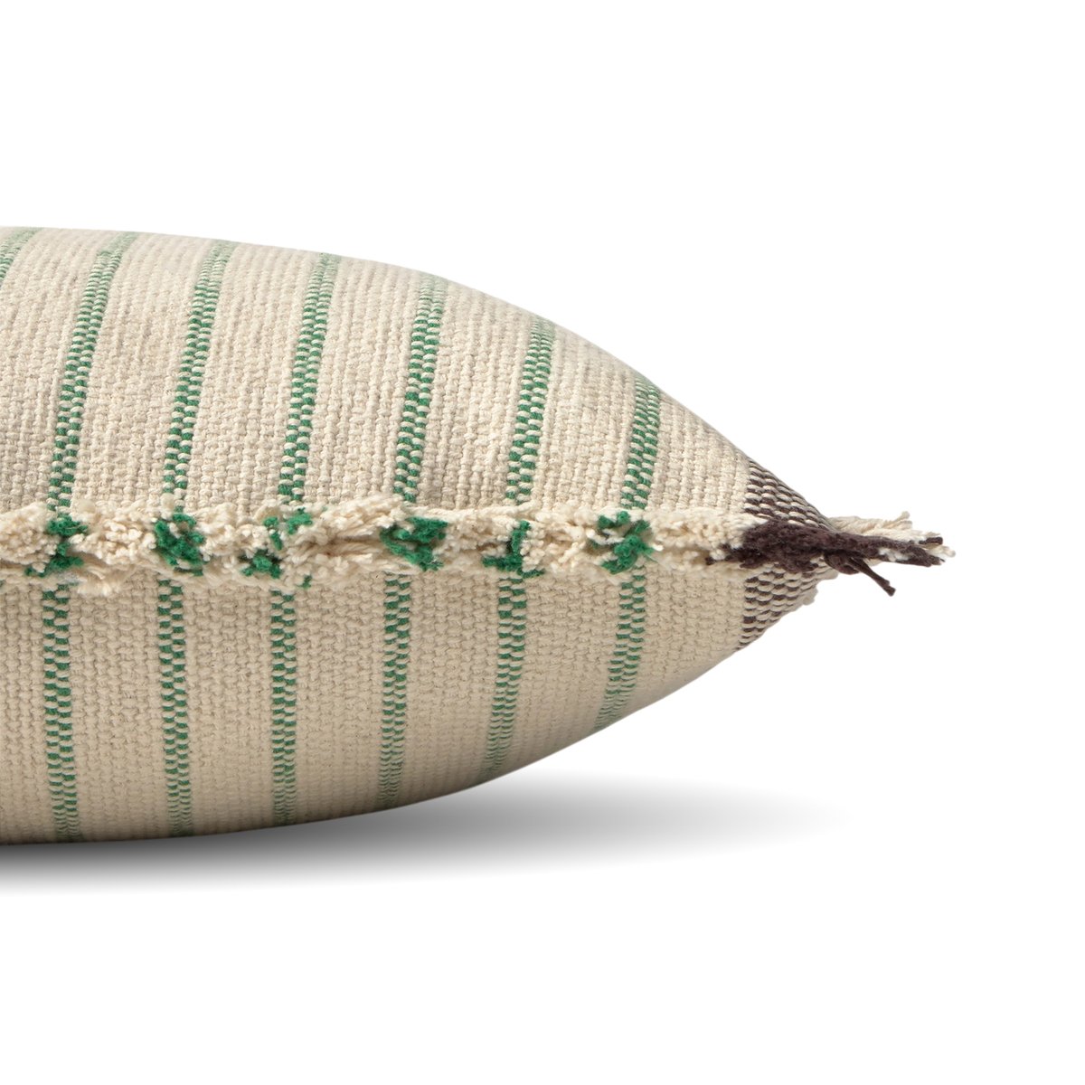 Coussin carré en coton Lines COLOR ON naturel, monstera, grain de café, LORENA CANALS