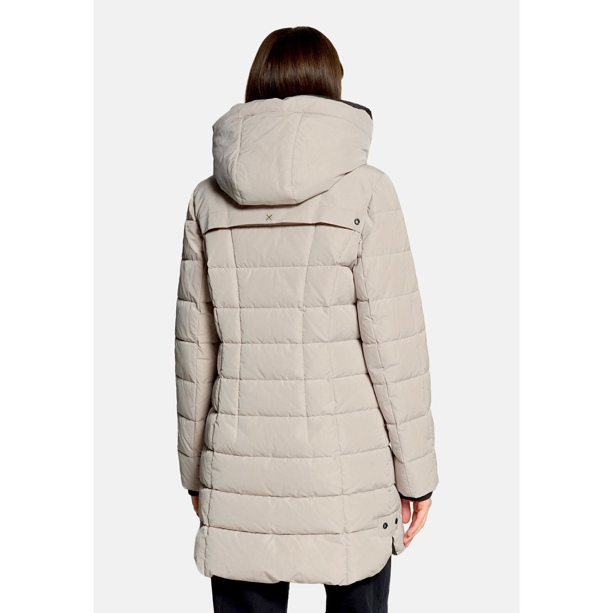 Veste d'hiver à capuche silver cloud, AMBER & JUNE