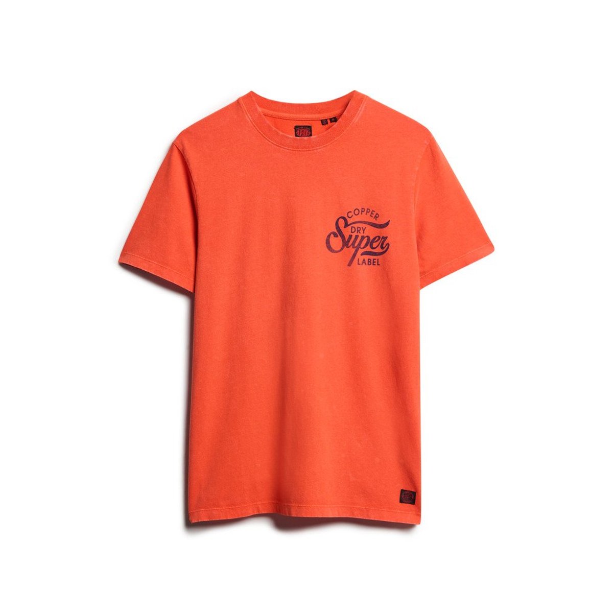 T-shirt à motif Copper Label sur la poitrine rouille orange denim co, SUPERDRY
