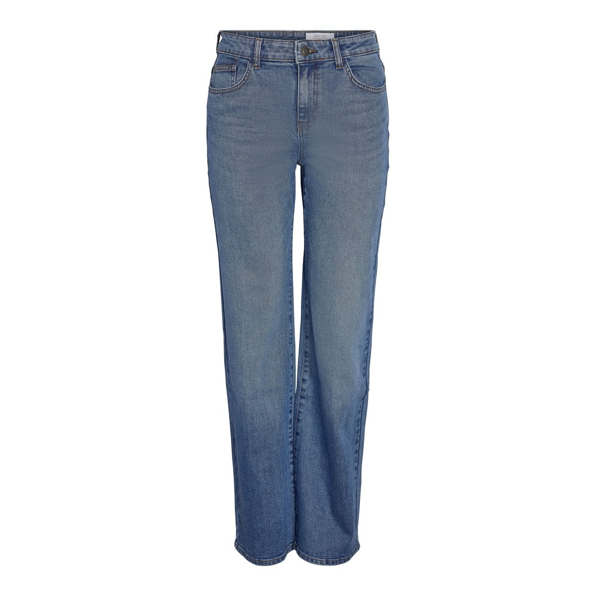 Jean Droit bleu - medium blue denim1, NOISY MAY