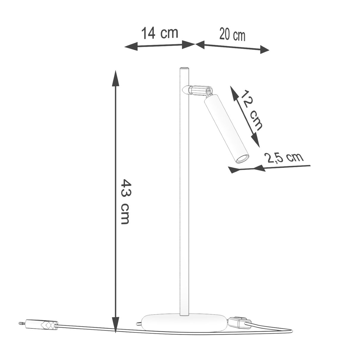 Lampe à poser Acier Doré G9 1 Pastelo jaune, EDEN