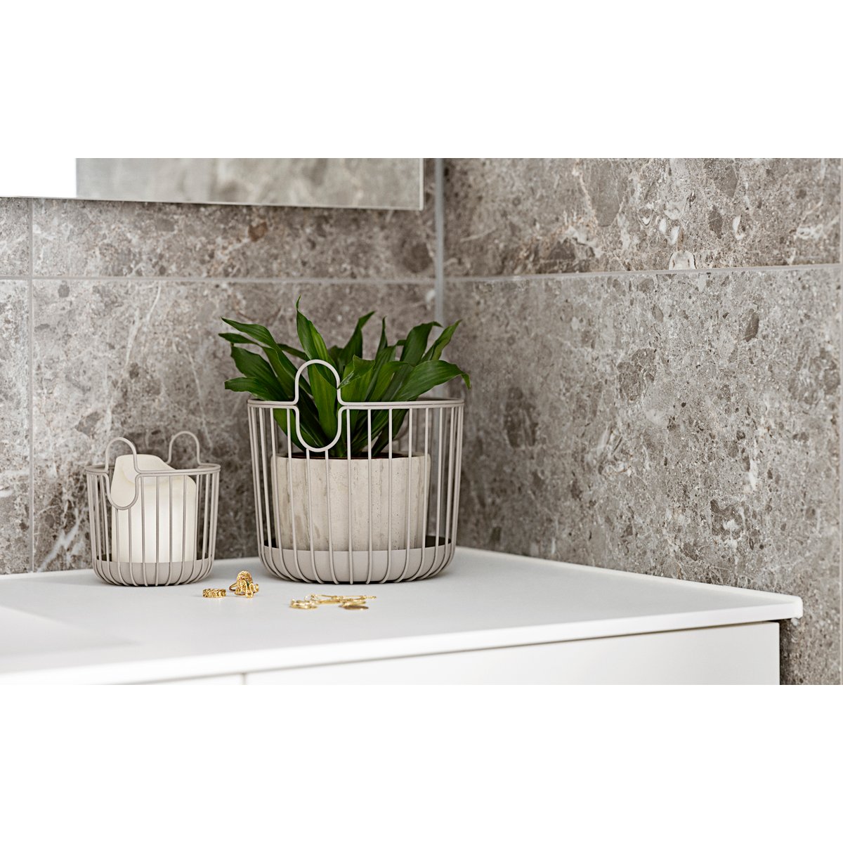 Panier INU taupe, ZONE DENMARK