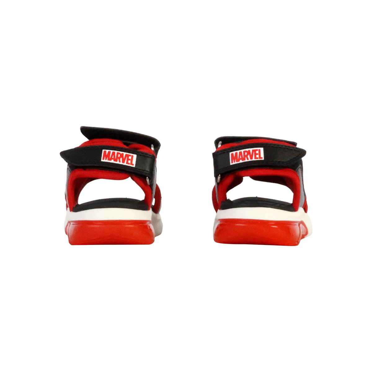 Sandales à Scratch Ciberdron noir/rouge, GEOX
