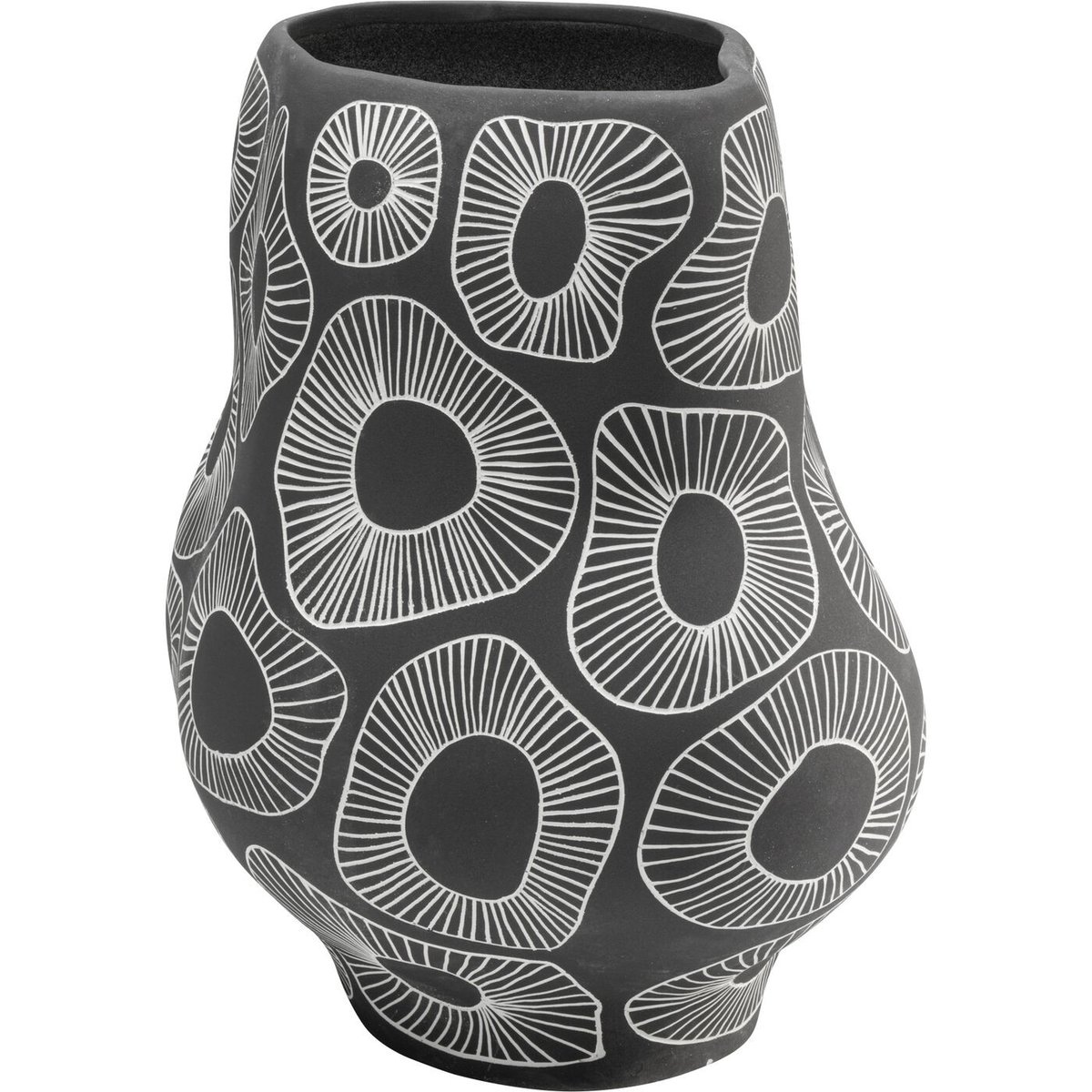 Vase en porcelaine, ANEMONE couleur unique, KARE DESIGN