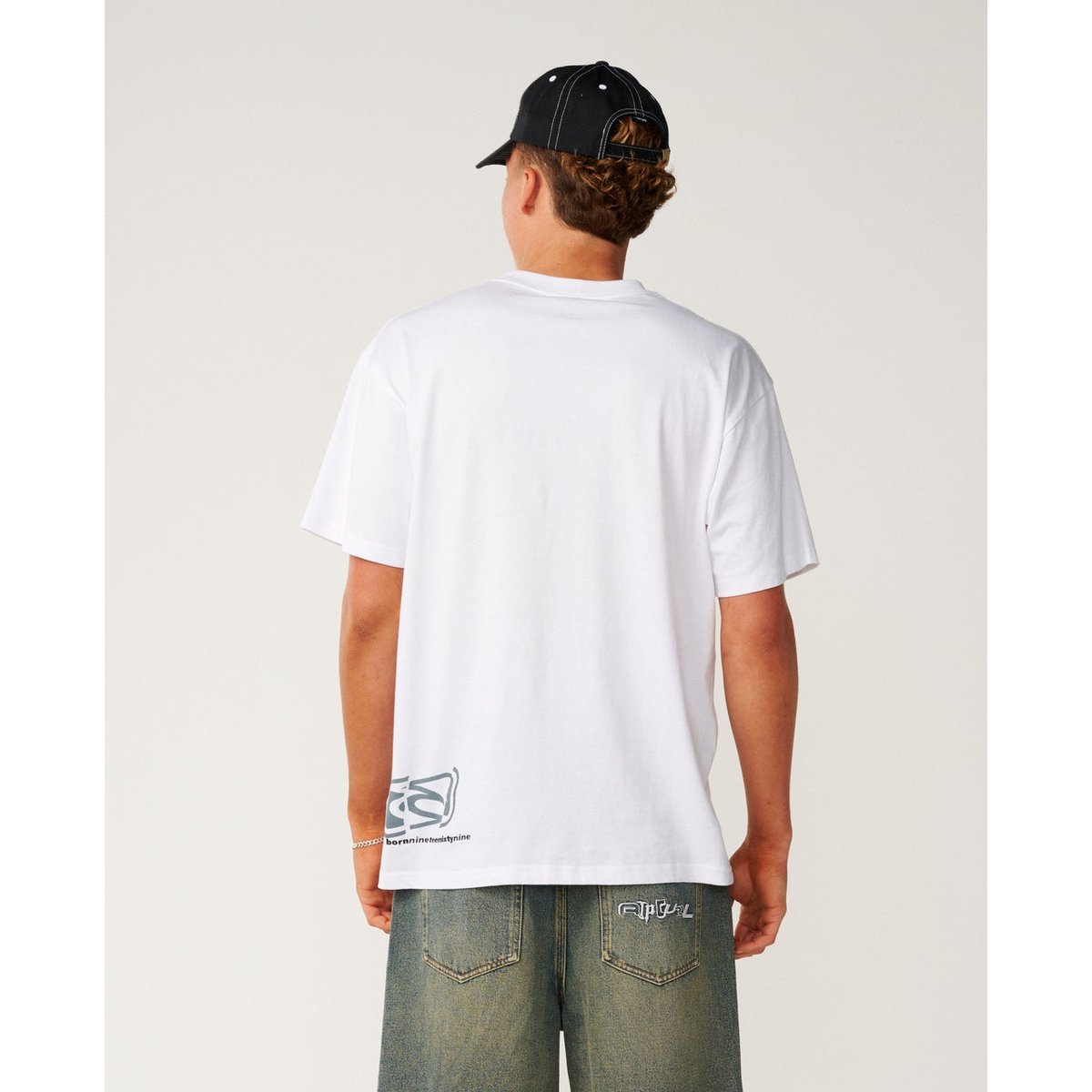 T-shirt Loose ARCHIVE Mashup white, RIP CURL