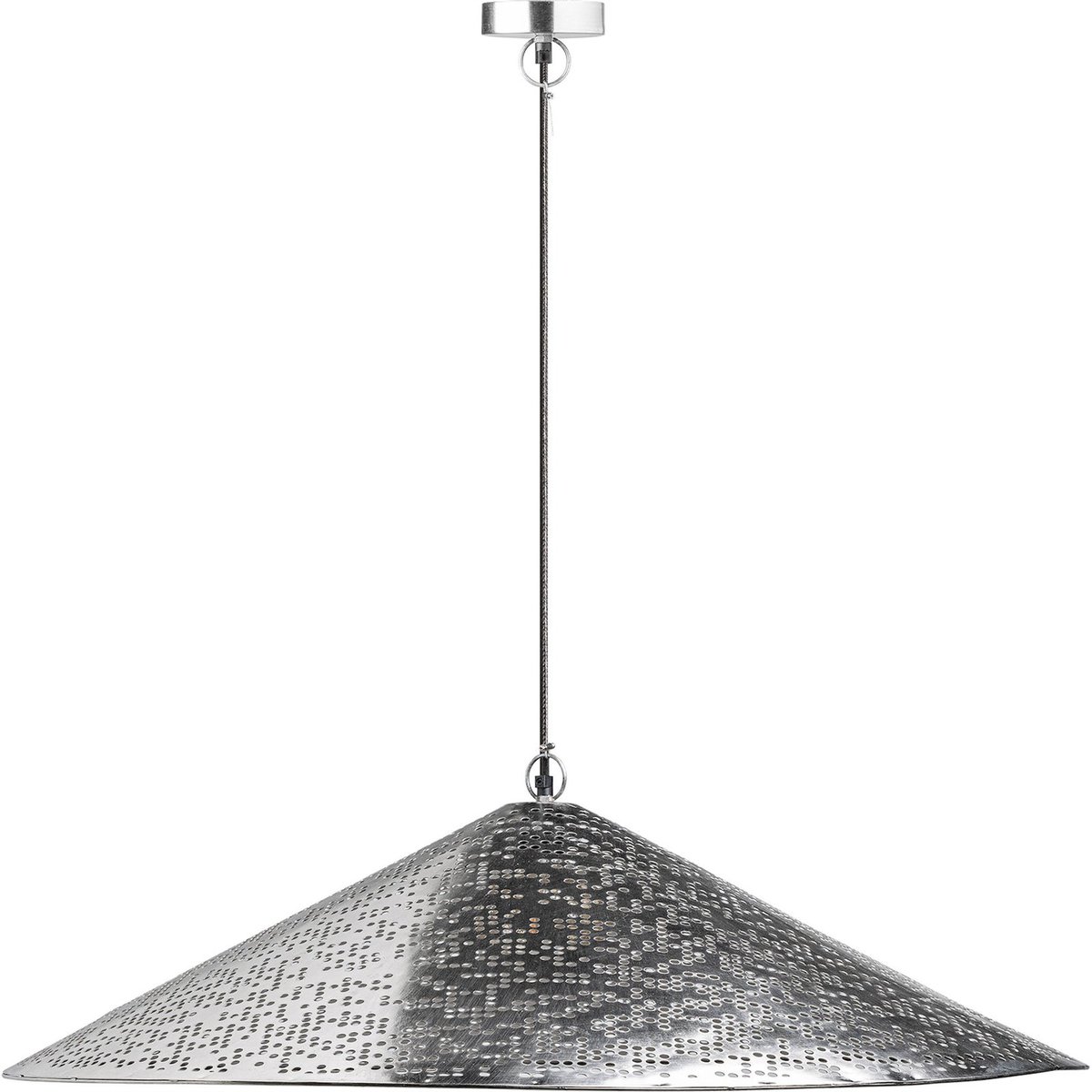 Suspension collection S.JACQUARD en acier argenté, RECOLLECTION