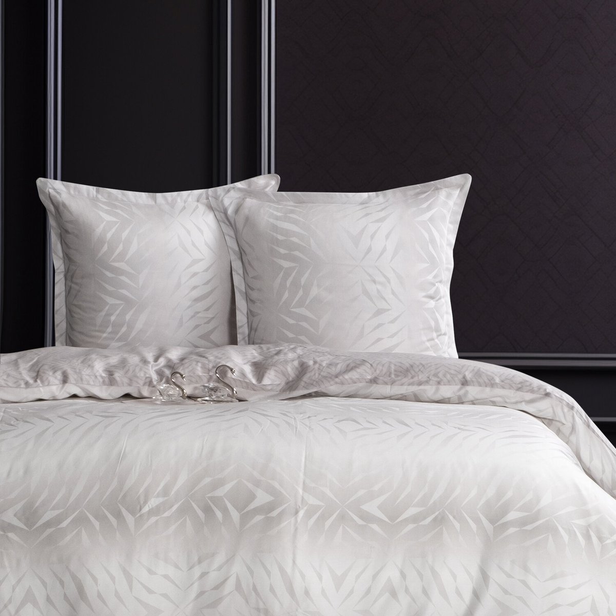 Parure Housse De Couette 100% Satin De Coton Imprimé "duff" multicolore, C DESIGN HOME TEXTILE
