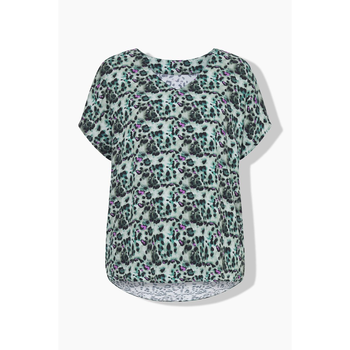 T-shirt oversize, imprimé léopard coloré cactus, STUDIO UNTOLD