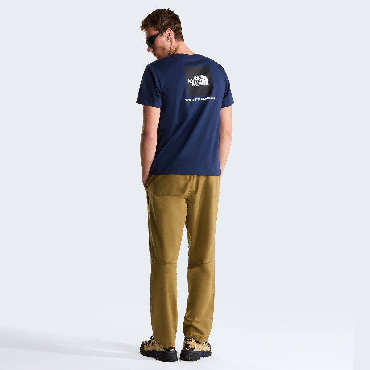 Box Short Sleeve T-Shirt navy blue, THE NORTH FACE