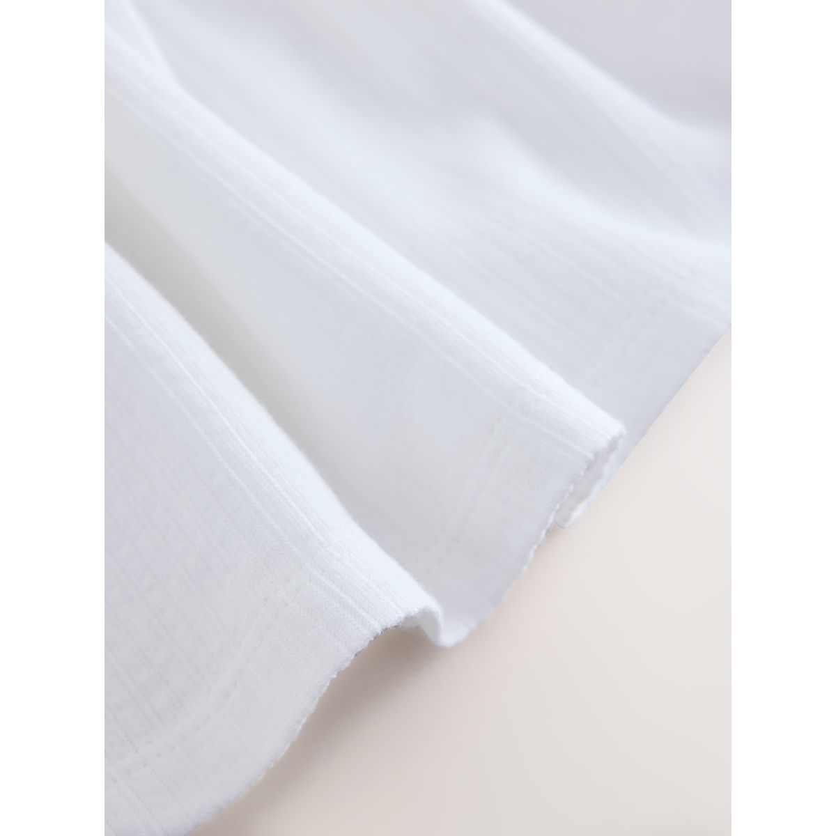 T-shirt brodé à basque imprimé fleuri blanc, NEXT
