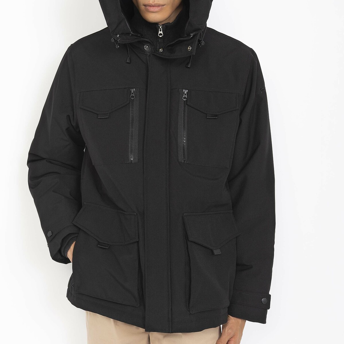 Broomfield Coat with Pockets black, SCHOTT