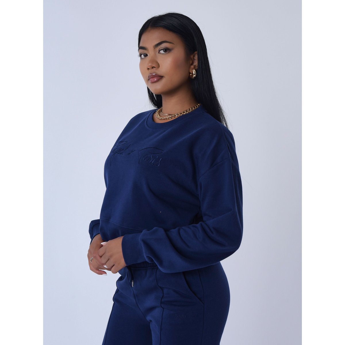 Sweat basic court ample bleu nuit, PROJECT X
