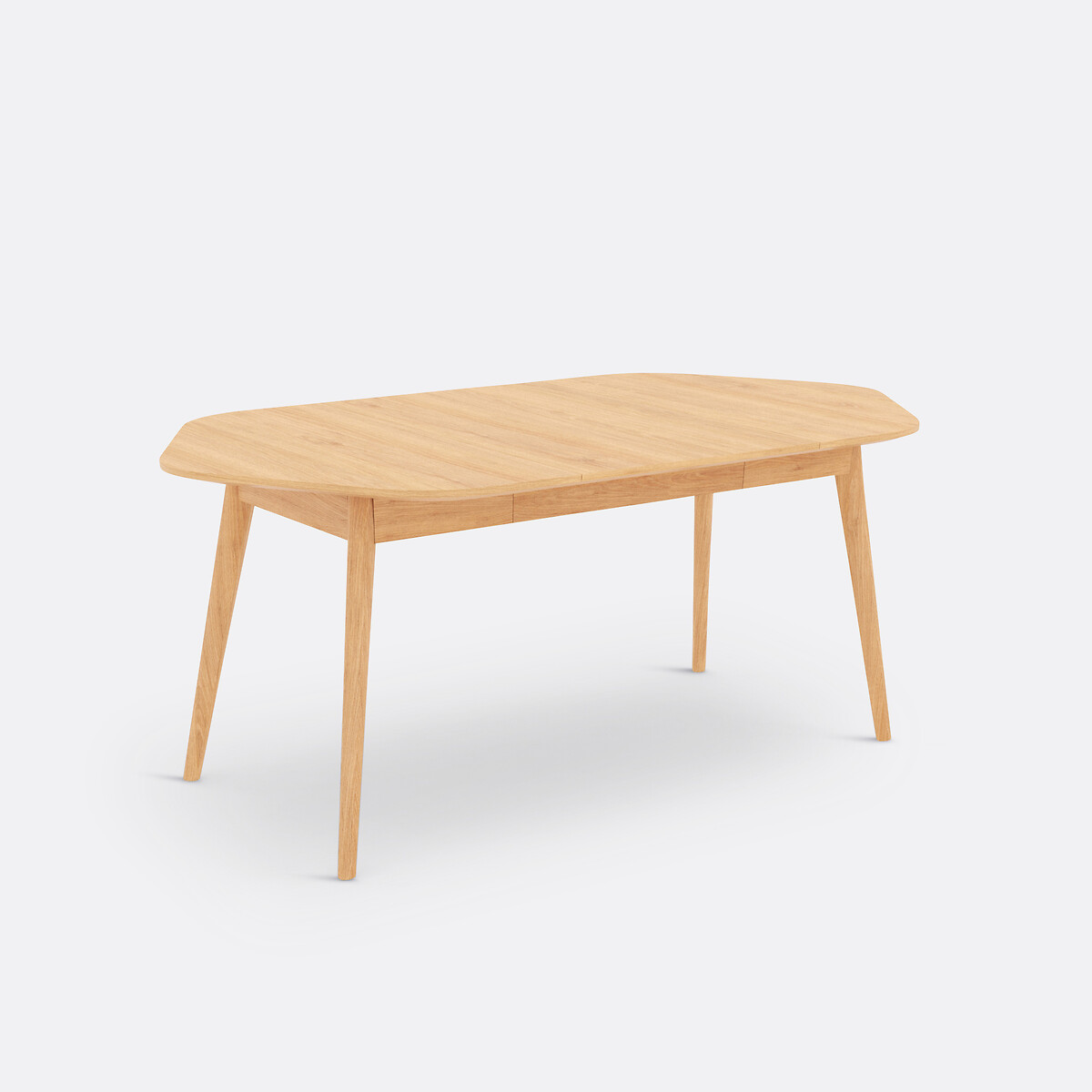 Biface 4-10 Seater Extending Dining Table in Oak and Veneer oak, LA REDOUTE INTERIEURS