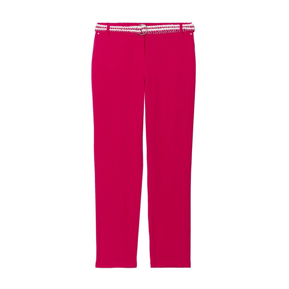 Pantalon chino à ceinture rose cerise, BREAL