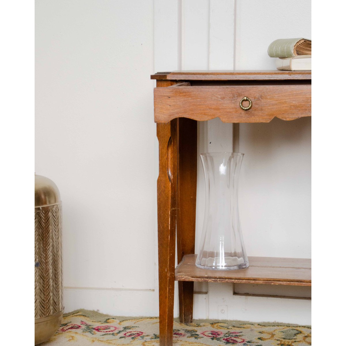 Console en bois Francine N°997 - Bon état marron, DEBONGOUT