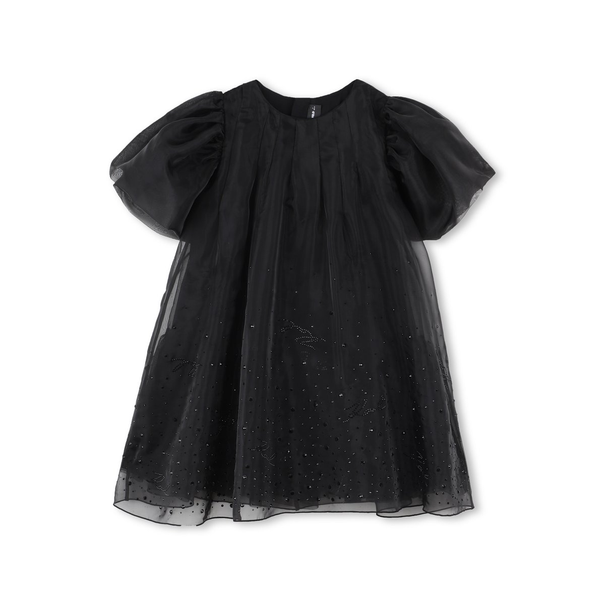 Robe à manches courtes black, KARL LAGERFELD KIDS