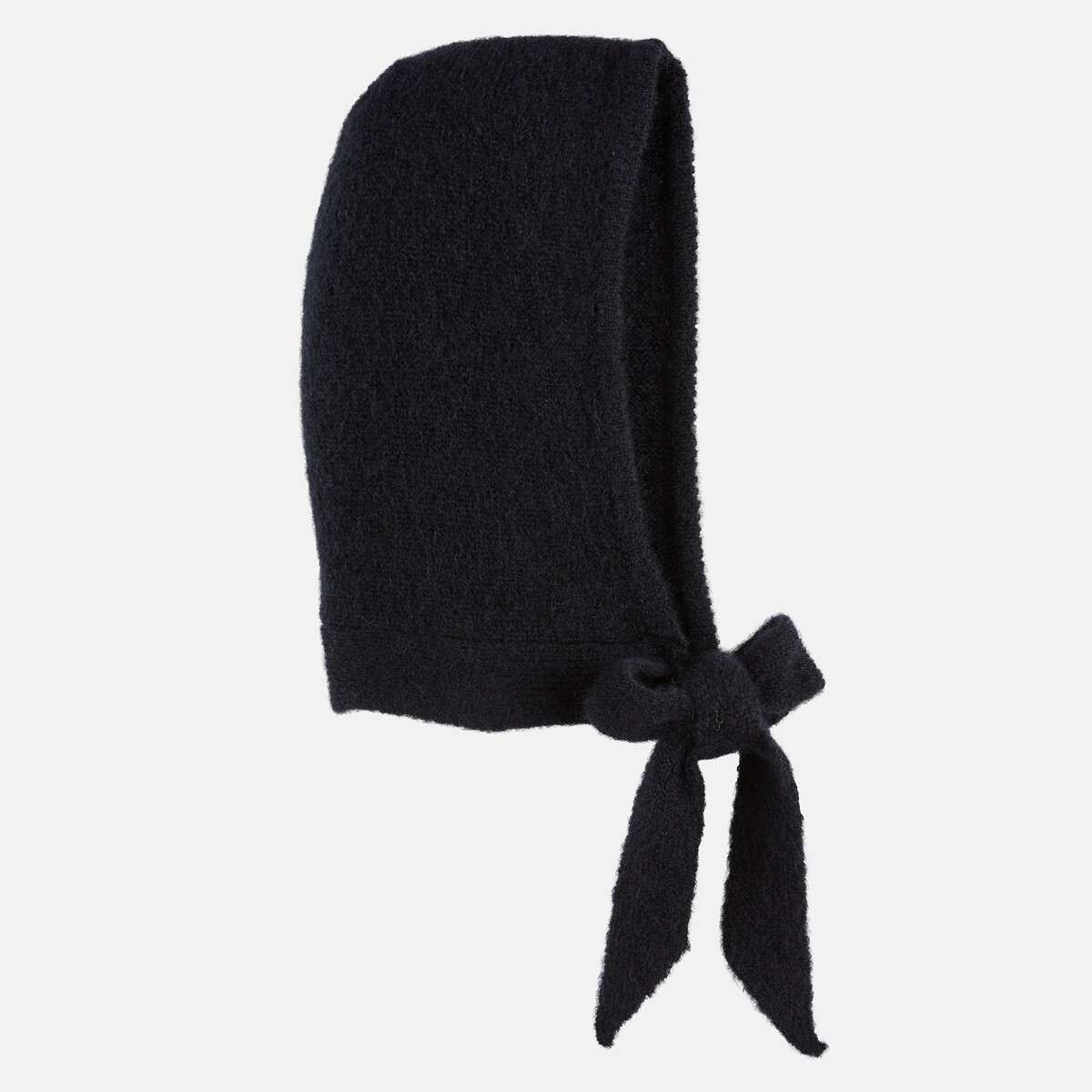 Cagoule à nouer, en mohair mélangé, ALIOU marine, DES PETITS HAUTS