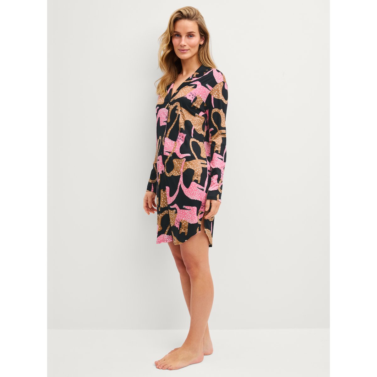 manches longues Modal SLEEP OVER M&M noir, CALIDA
