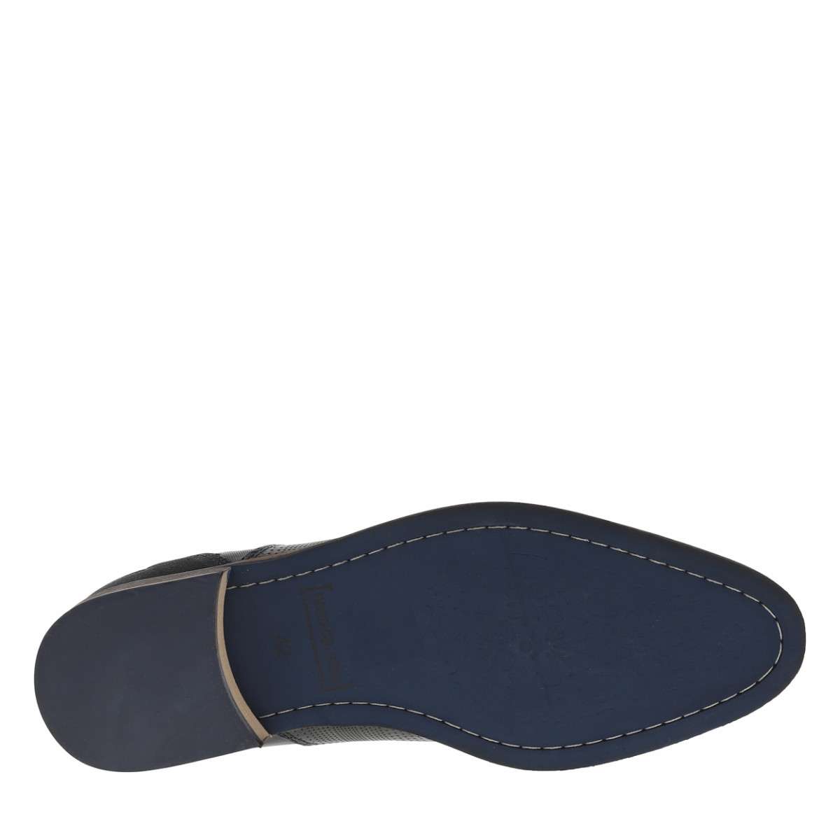 Derbies cuir talon plat noir, BULLBOXER