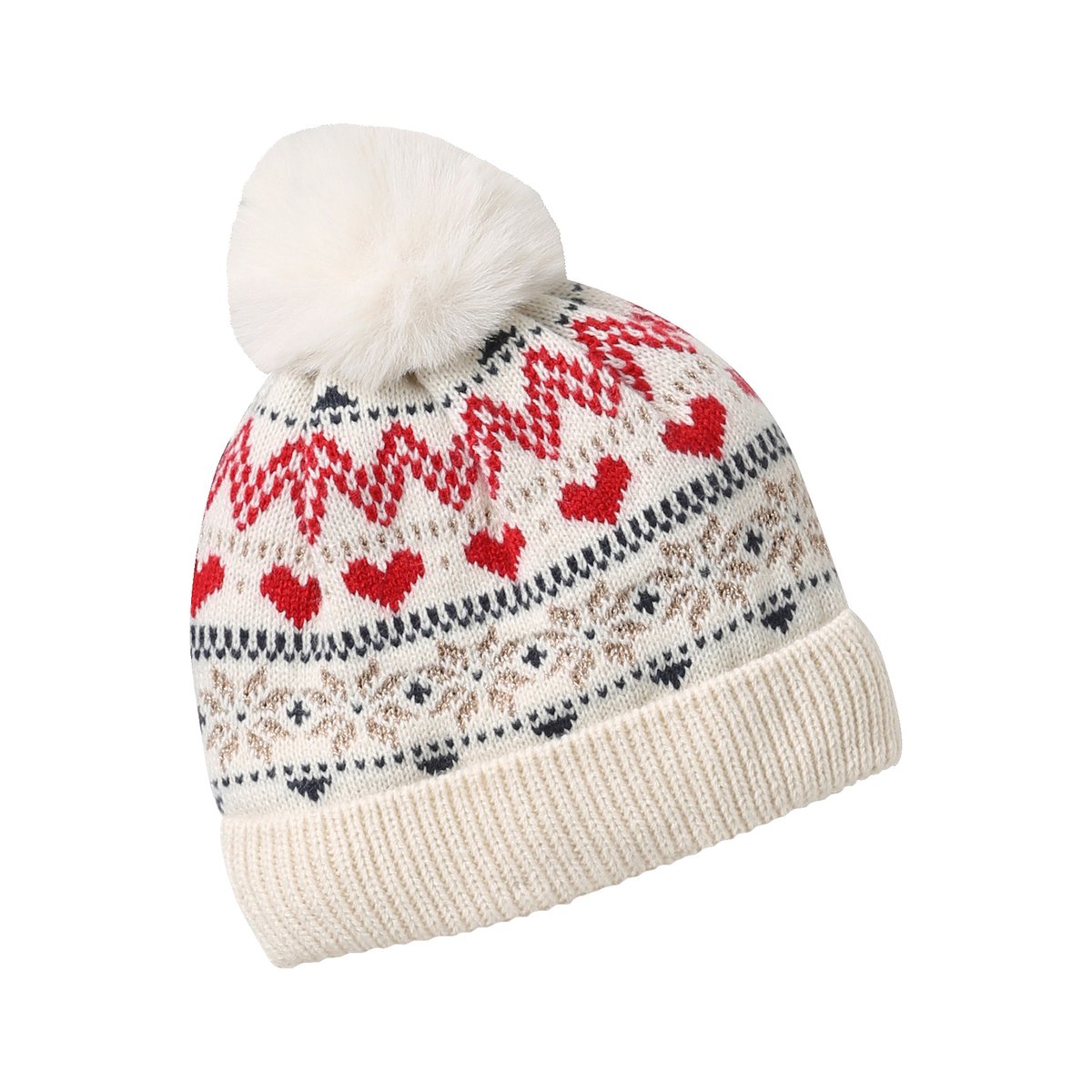 Ensemble bonnet, snood et moufles écru, VERTBAUDET