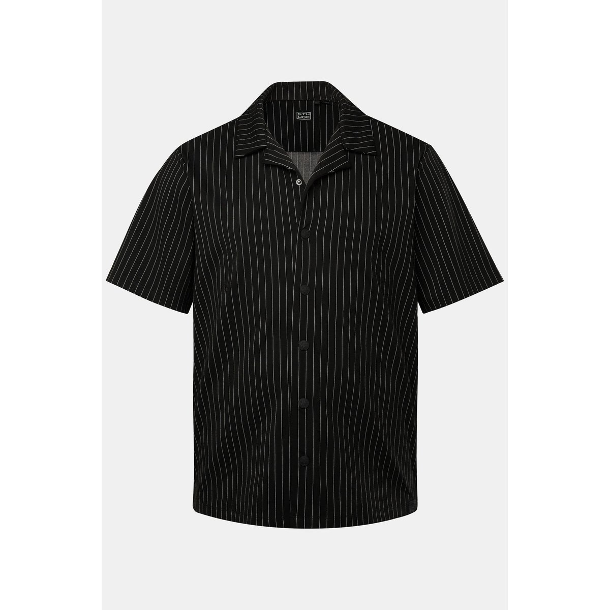 Chemise en jersey FLEXLASTIC® noir, STHUGE