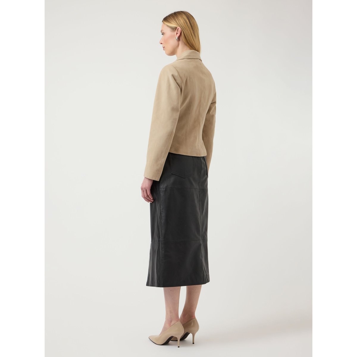 Veste blanc - pale khaki1, YAS